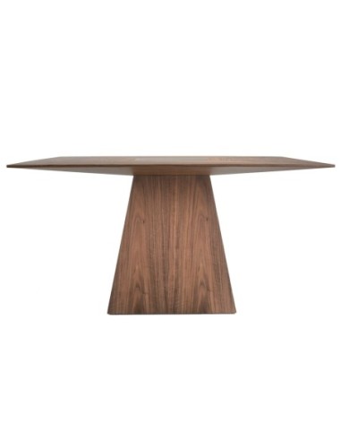 Mesa comedor cuadrada nogal