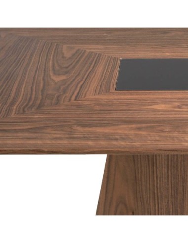 Mesa comedor cuadrada nogal