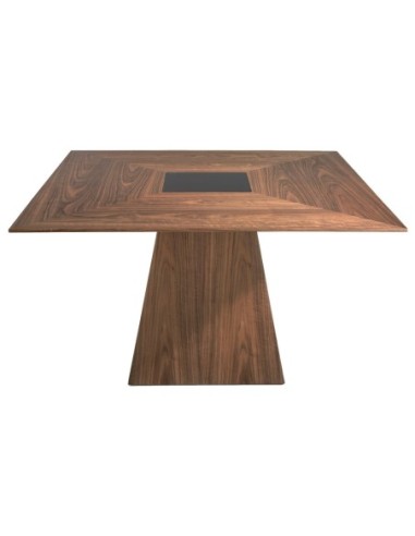 Mesa comedor cuadrada nogal