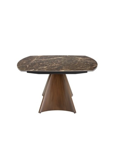 Mesa comedor extensible ovalada barril mármol...