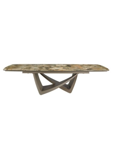 Mesa comedor extensible ovalada barril mármol...