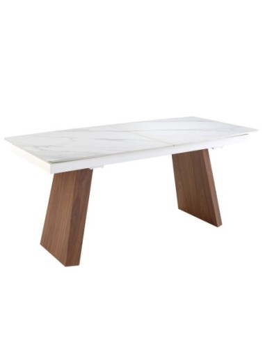 Mesa comedor extensible ovalada barril mármol...