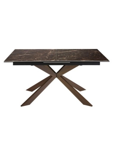 Mesa comedor extensible rectangular mármol...