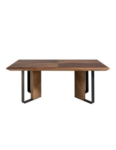 Mesa comedor rectangular nogal