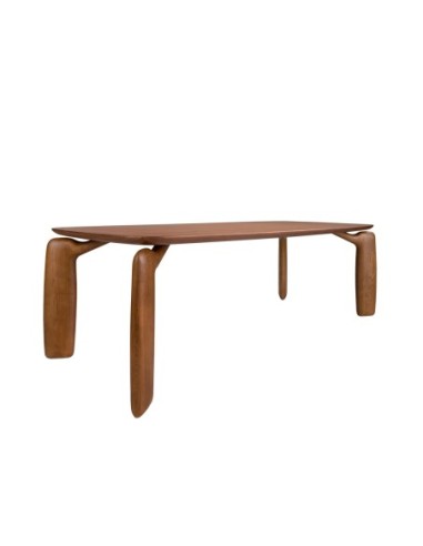 Mesa comedor rectangular nogal