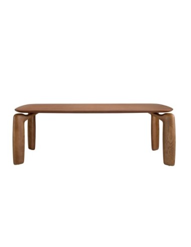 Mesa comedor rectangular nogal
