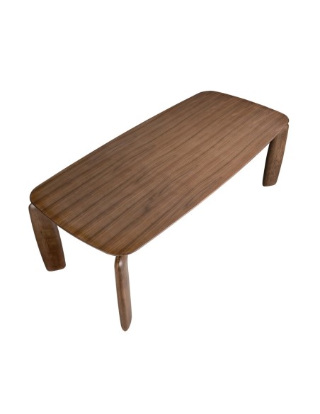 Mesa comedor rectangular nogal