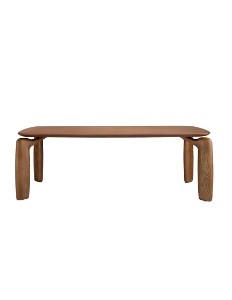 Mesa comedor rectangular nogal
