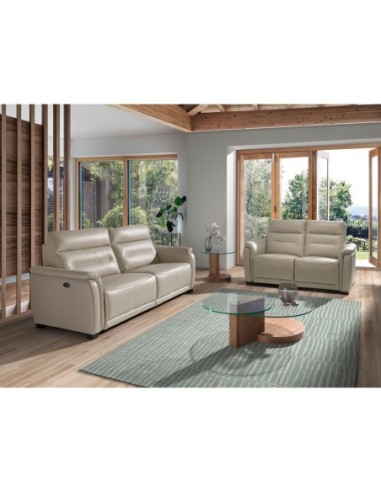 Mesa rincón redonda cristal templado y nogal