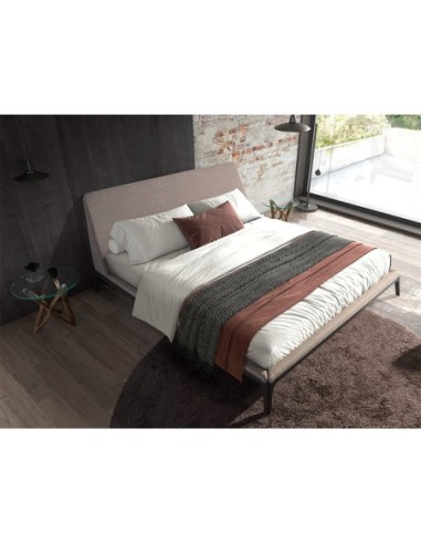 Mesa rincón redonda cristal templado y nogal