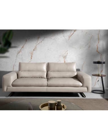 Mesa rincón redonda nogal y acero negro