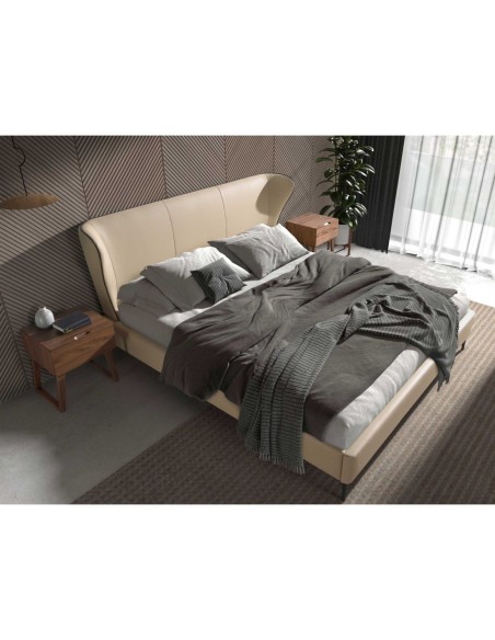 Mesita de noche nogal