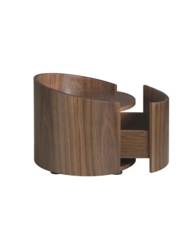 Mesita de noche nogal