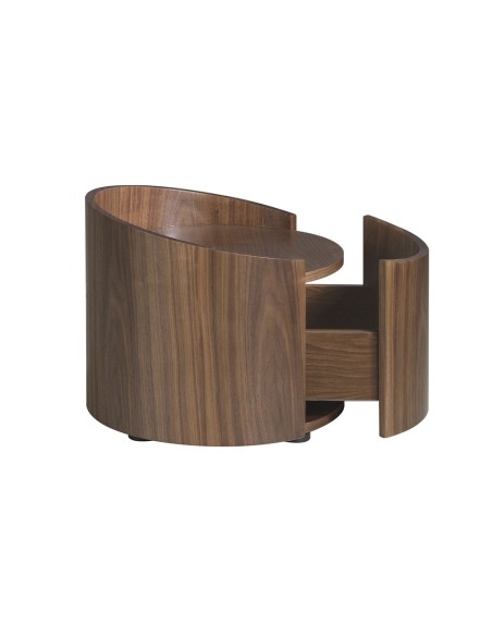 Mesita de noche nogal