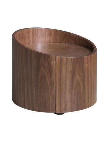 Mesita de noche nogal