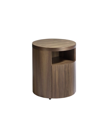 Mesita de noche nogal