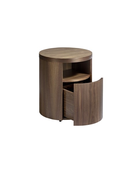 Mesita de noche nogal