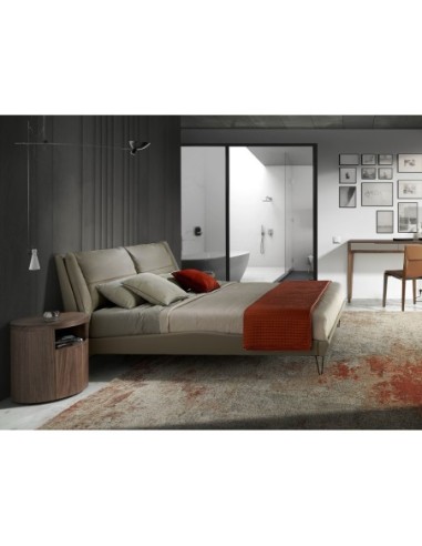 Mesita de noche nogal