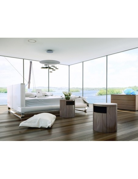 Mesita de noche nogal