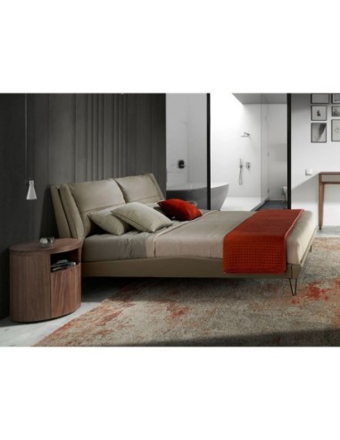 Mesita de noche nogal