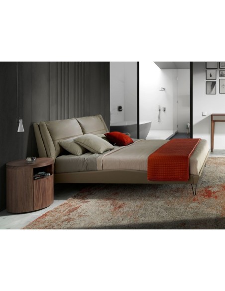 Mesita de noche nogal