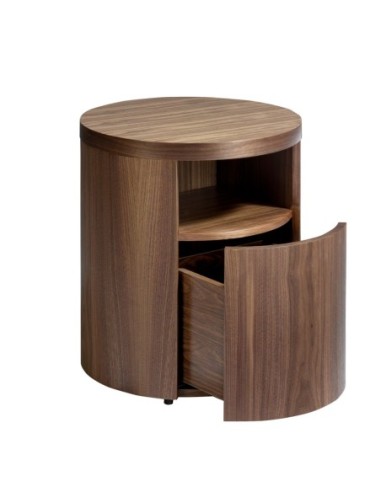 Mesita de noche nogal