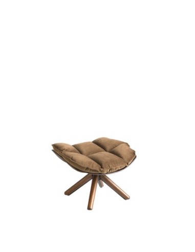 Ottoman terciopelo marrón