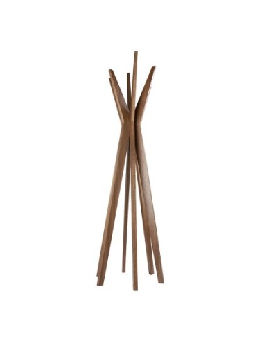 Perchero madera nogal