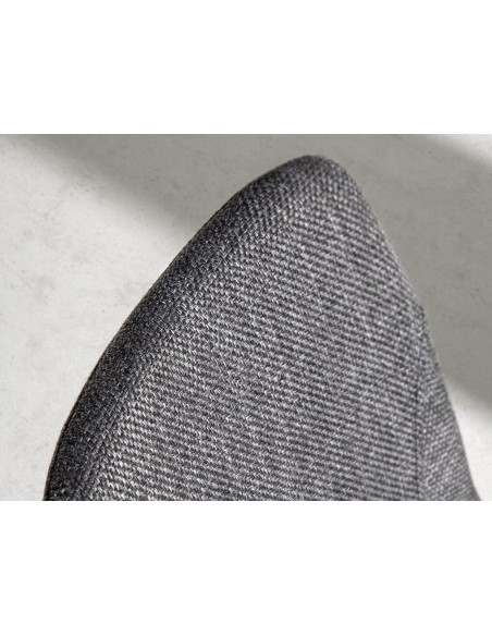 Silla giratoria tela gris oscuro