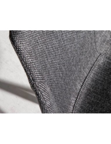 Silla giratoria tela gris oscuro