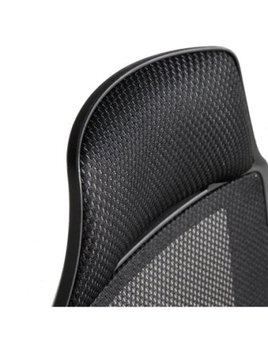 Silla oficina giratoria tela negra