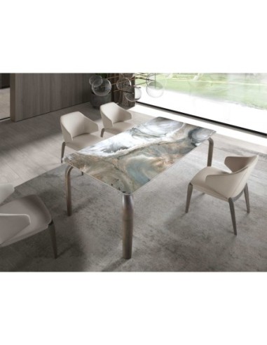 Silla polipiel crema