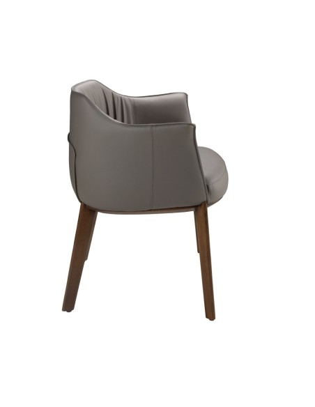Silla polipiel gris