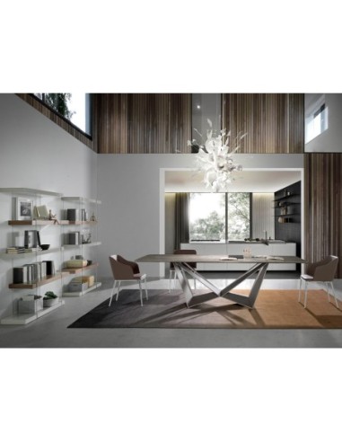 Silla polipiel marrón