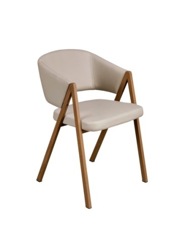 Silla polipiel visón