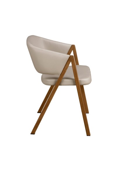 Silla polipiel visón