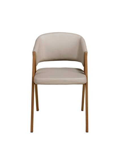 Silla polipiel visón