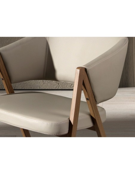 Silla polipiel visón