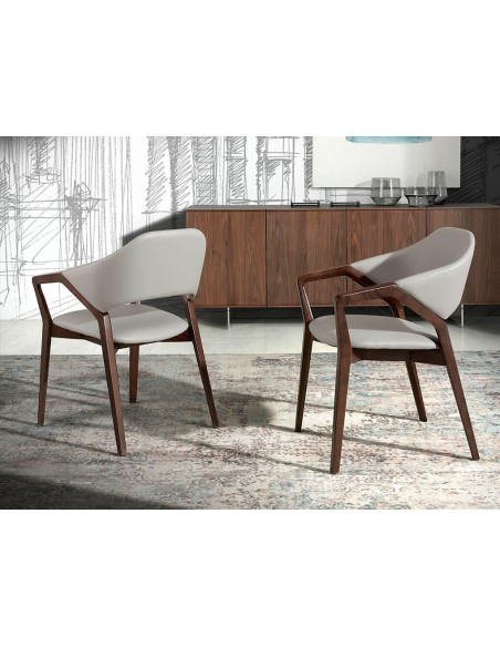 Silla polipiel visón