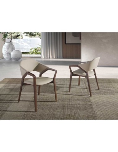 Silla polipiel visón