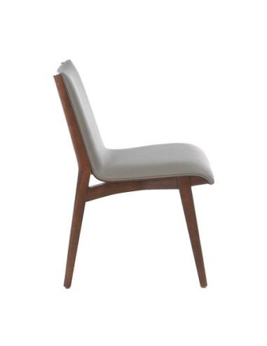 Silla polipiel visón oscuro