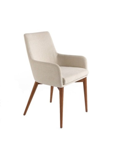 Silla tela beige