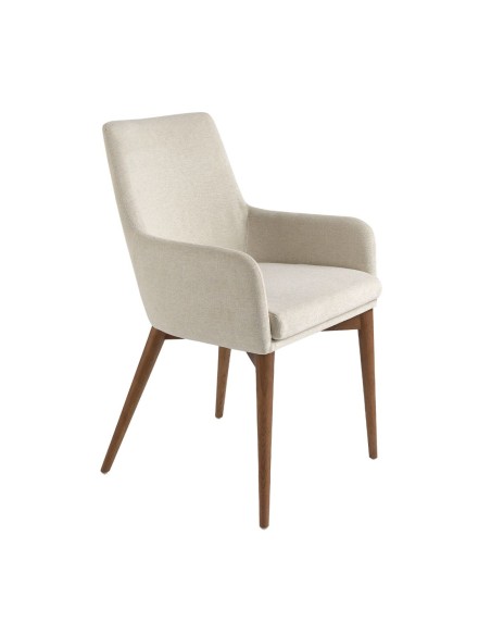 Silla tela beige