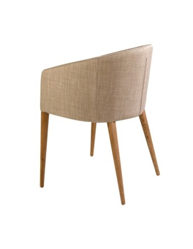 Silla tela beige