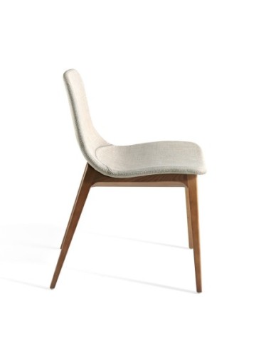 Silla tela beige