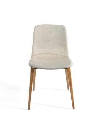 Silla tela beige