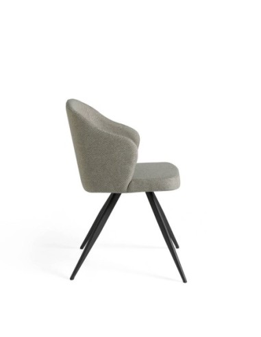 Silla tela gris