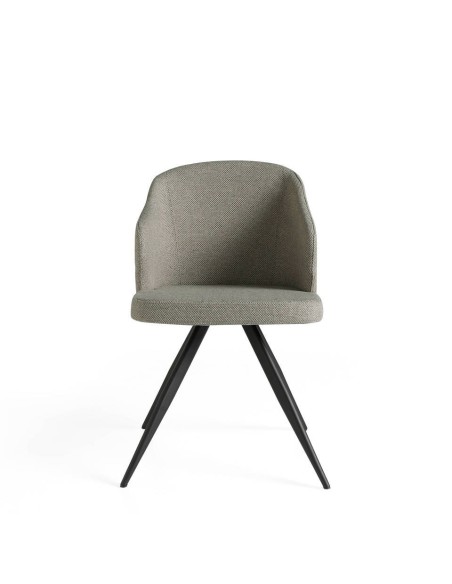 Silla tela gris