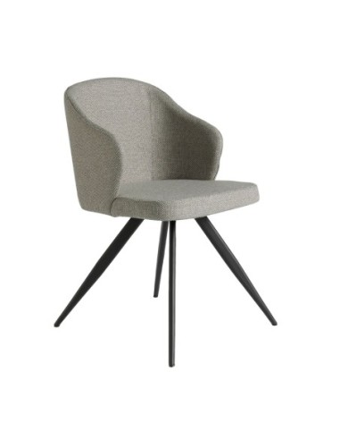 Silla tela gris