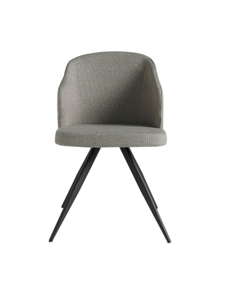 Silla tela gris